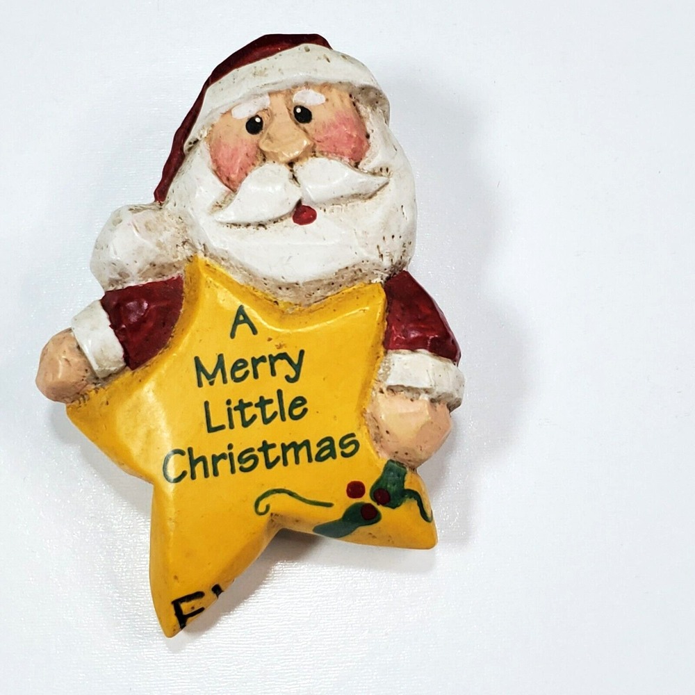 Midwest Of Cannon Falls Eddie Walker Santa "A MERRY LITTLE CHRISTMAS" Lapel Pin